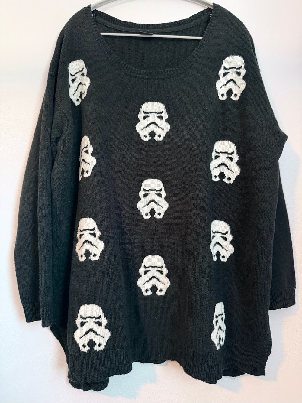 Her Universe Star Wars Stormtooper Intarsia Knit Sweater Size 2 2X